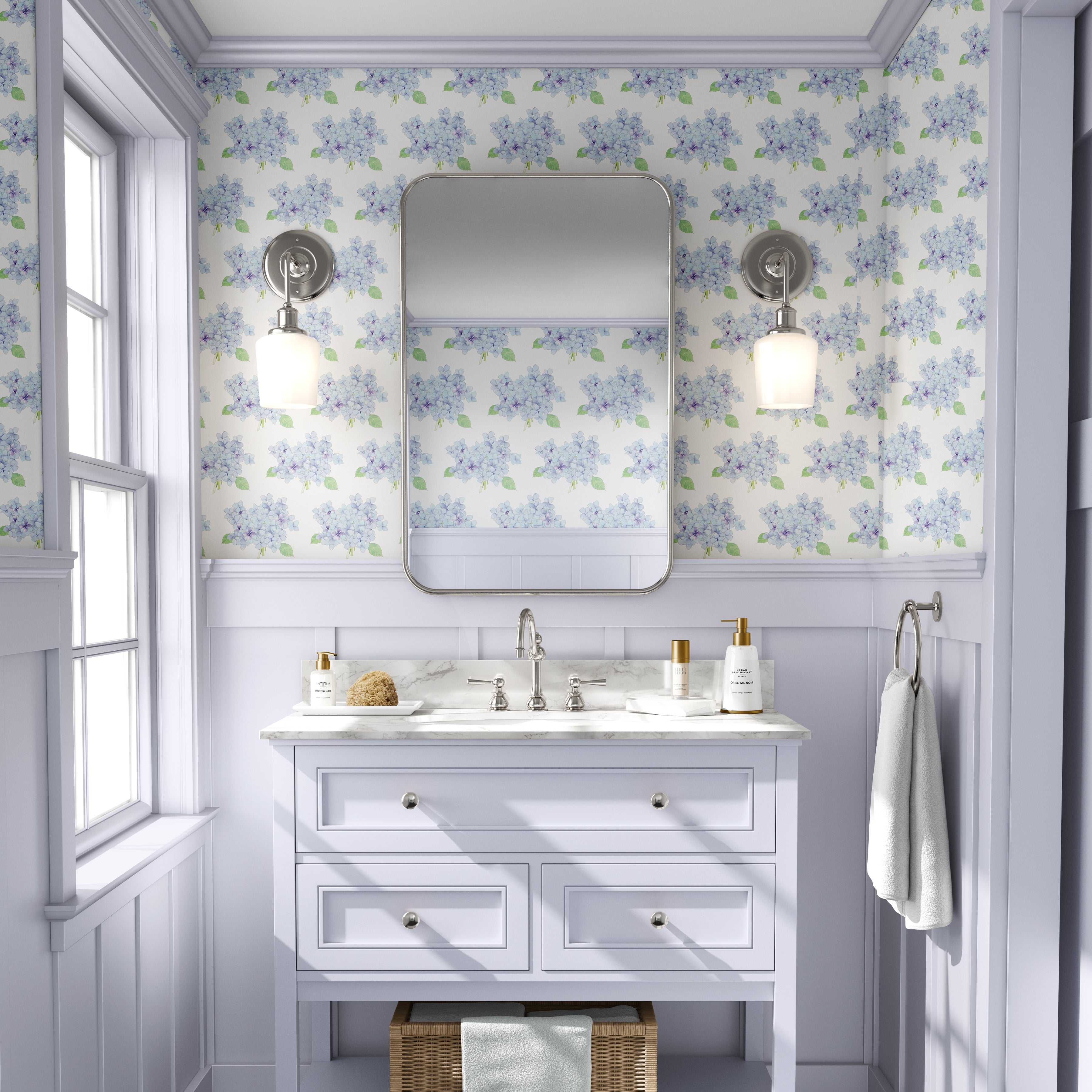 Hydrangea Bloom Wallpaper by Sara Fitz