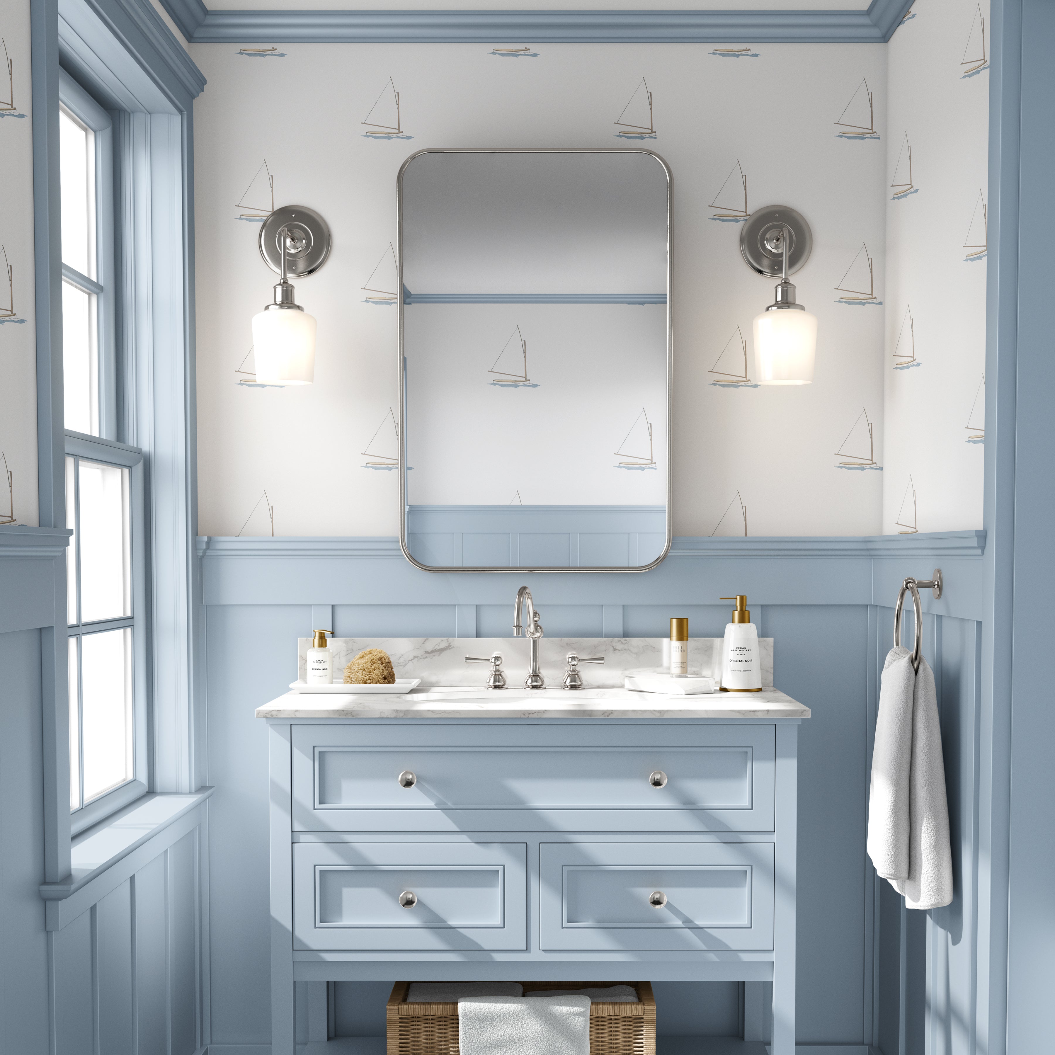 Sailboat Wallpaper by Sara Fitz