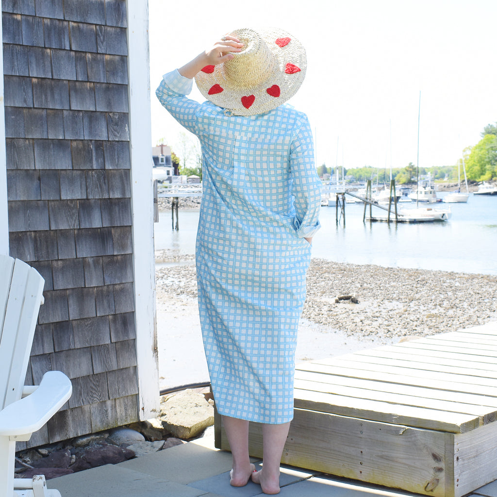 Classic Shirt Dress, Blue Weave by Sara Fitz