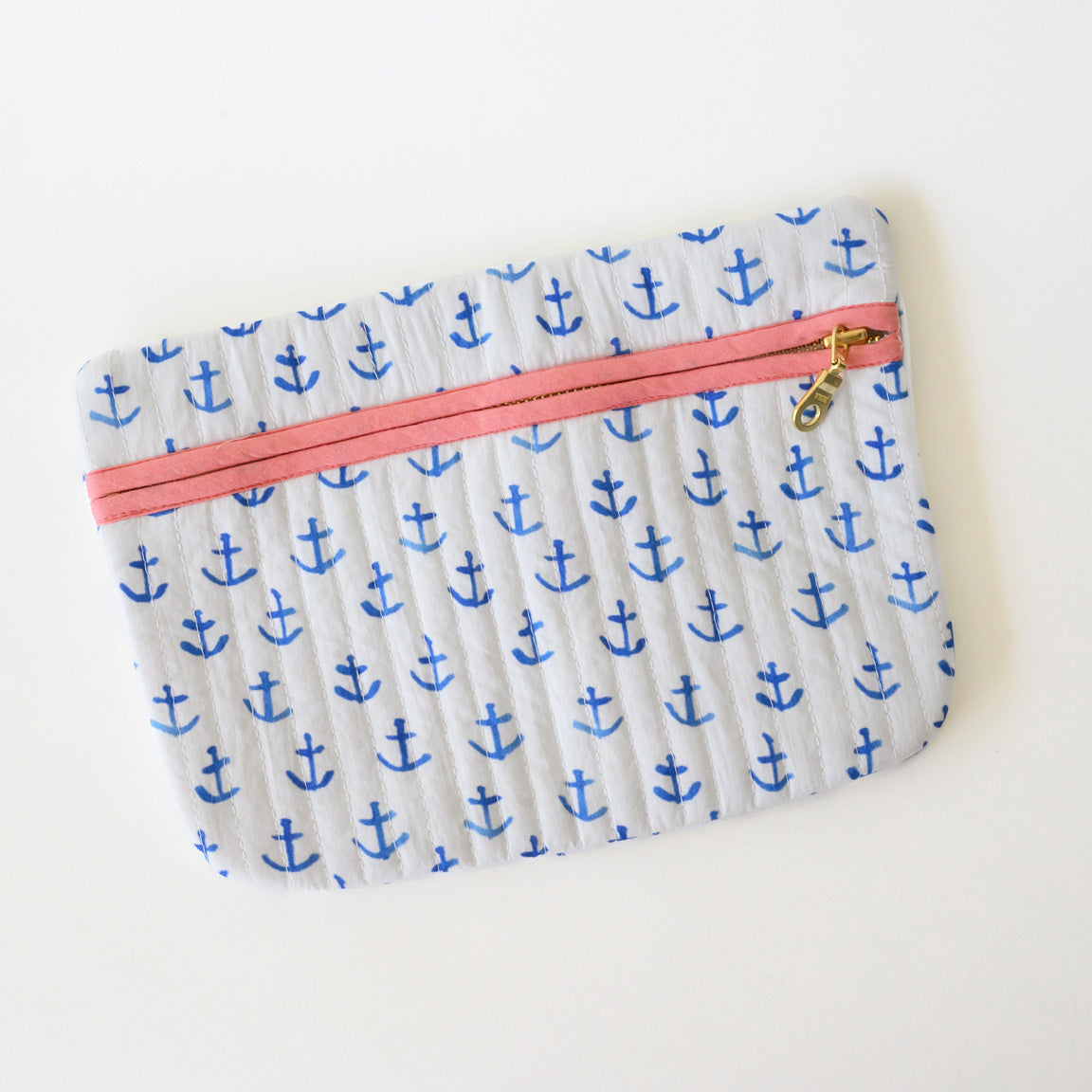 Weekender Tote, Blue Fish by Sara Fitz