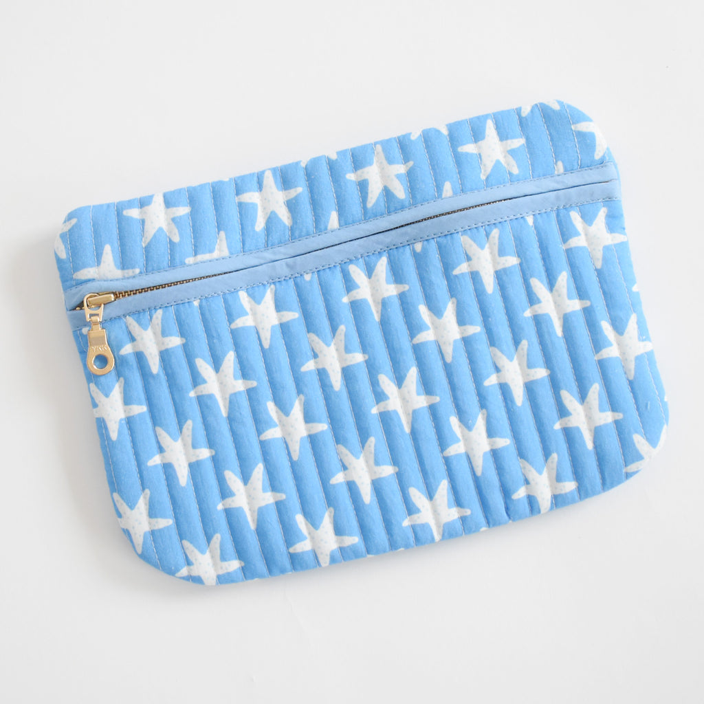 Weekender Tote, Blue Lobster by Sara Fitz