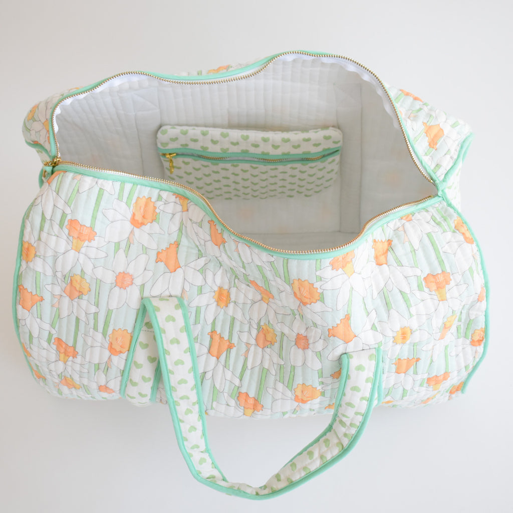 Weekender Tote, Daffy by Sara Fitz