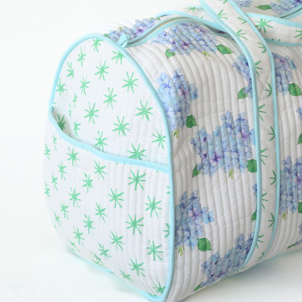 Weekender Tote, Hydrangea by Sara Fitz