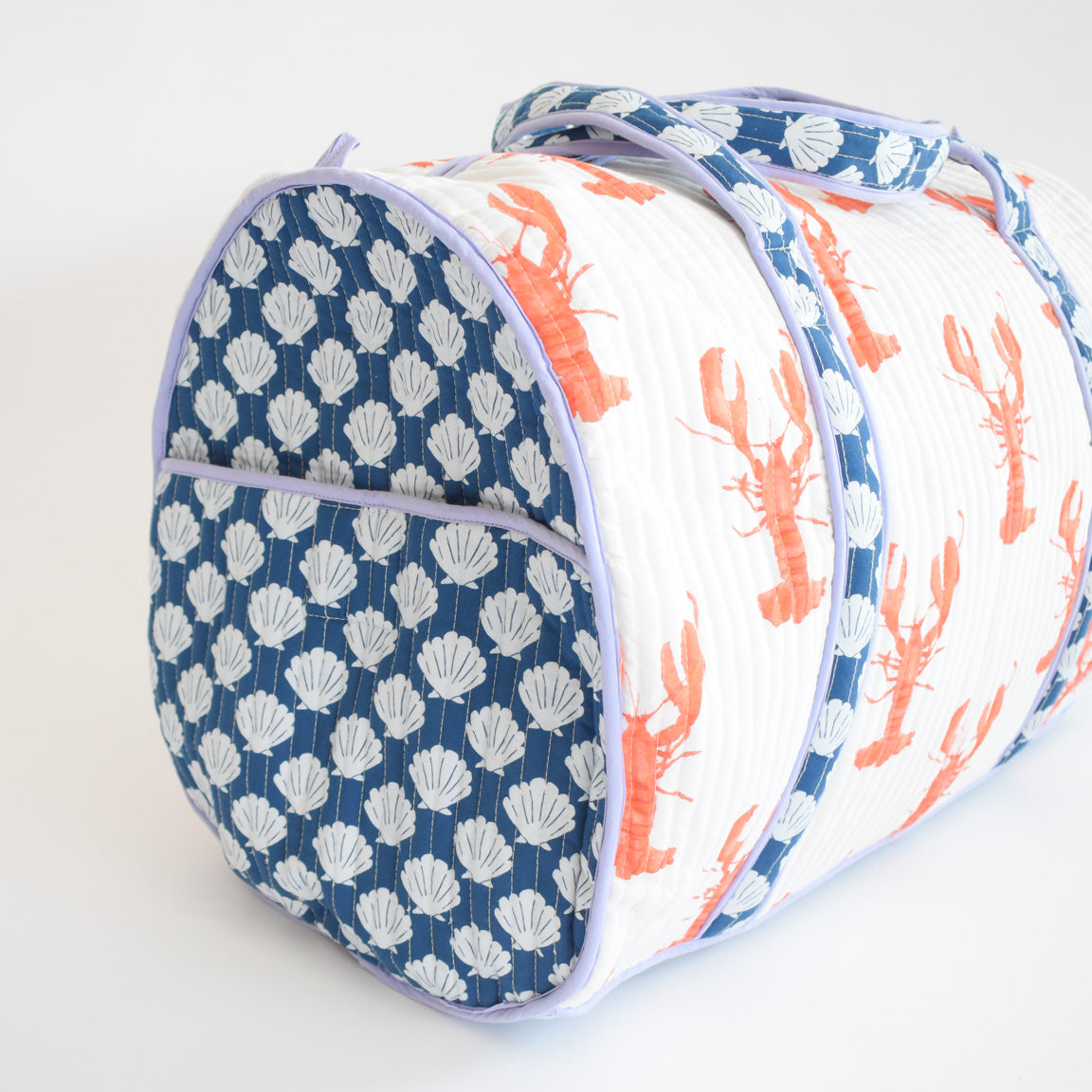 Weekender Tote, Lobster by Sara Fitz