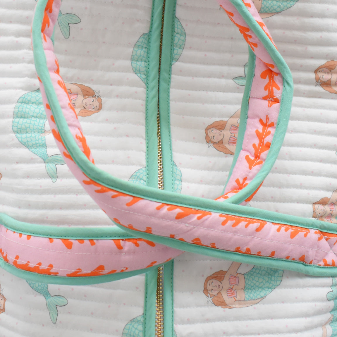 Weekender Tote, Mermaid by Sara Fitz