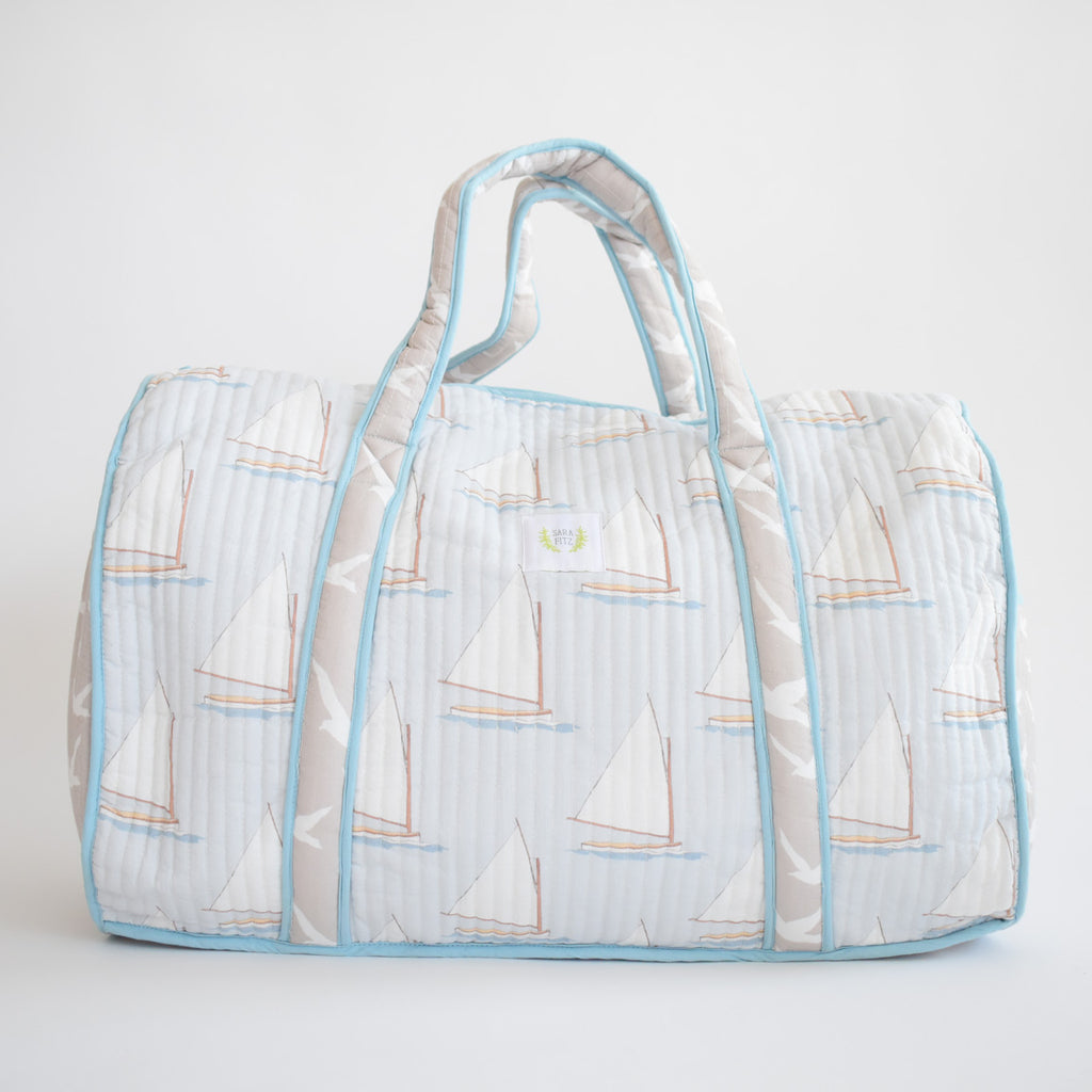 Weekender Tote, Sailboat by Sara Fitz