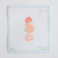 Seahorse Needlepoint by Sara Fitz