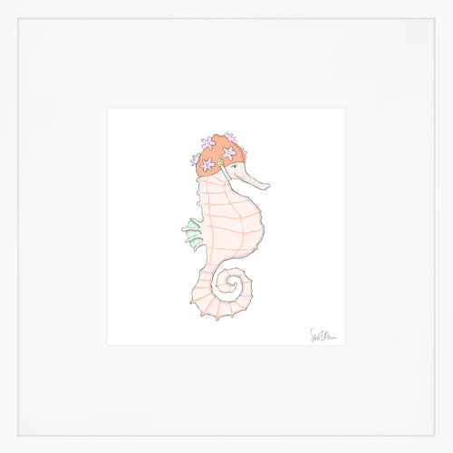 Seahorse Art Print by Sara Fitz