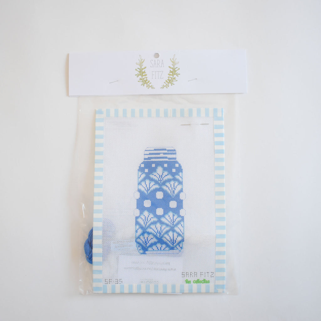 Ginger Jar Shell Needlepoint