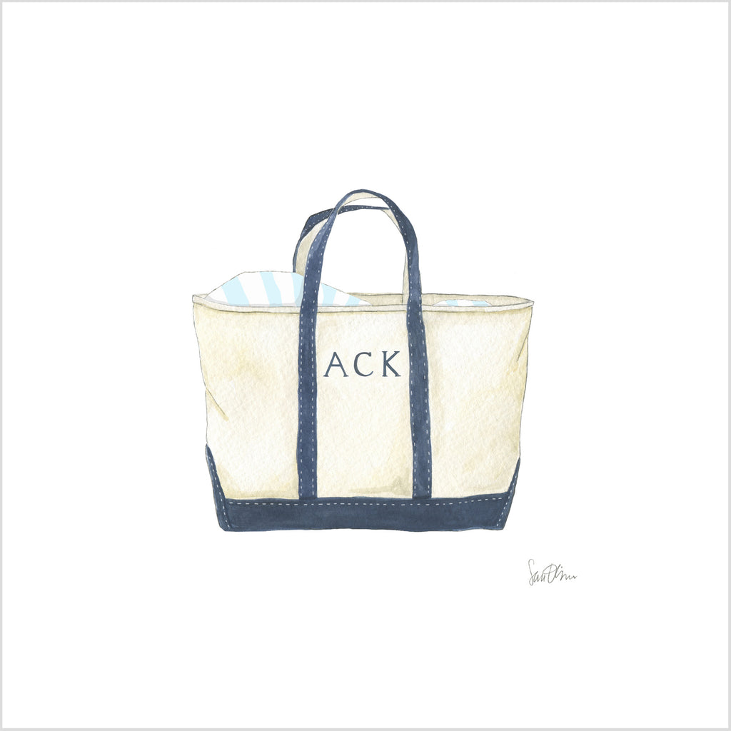 Totes Local Art Print - ACK by Sara Fitz