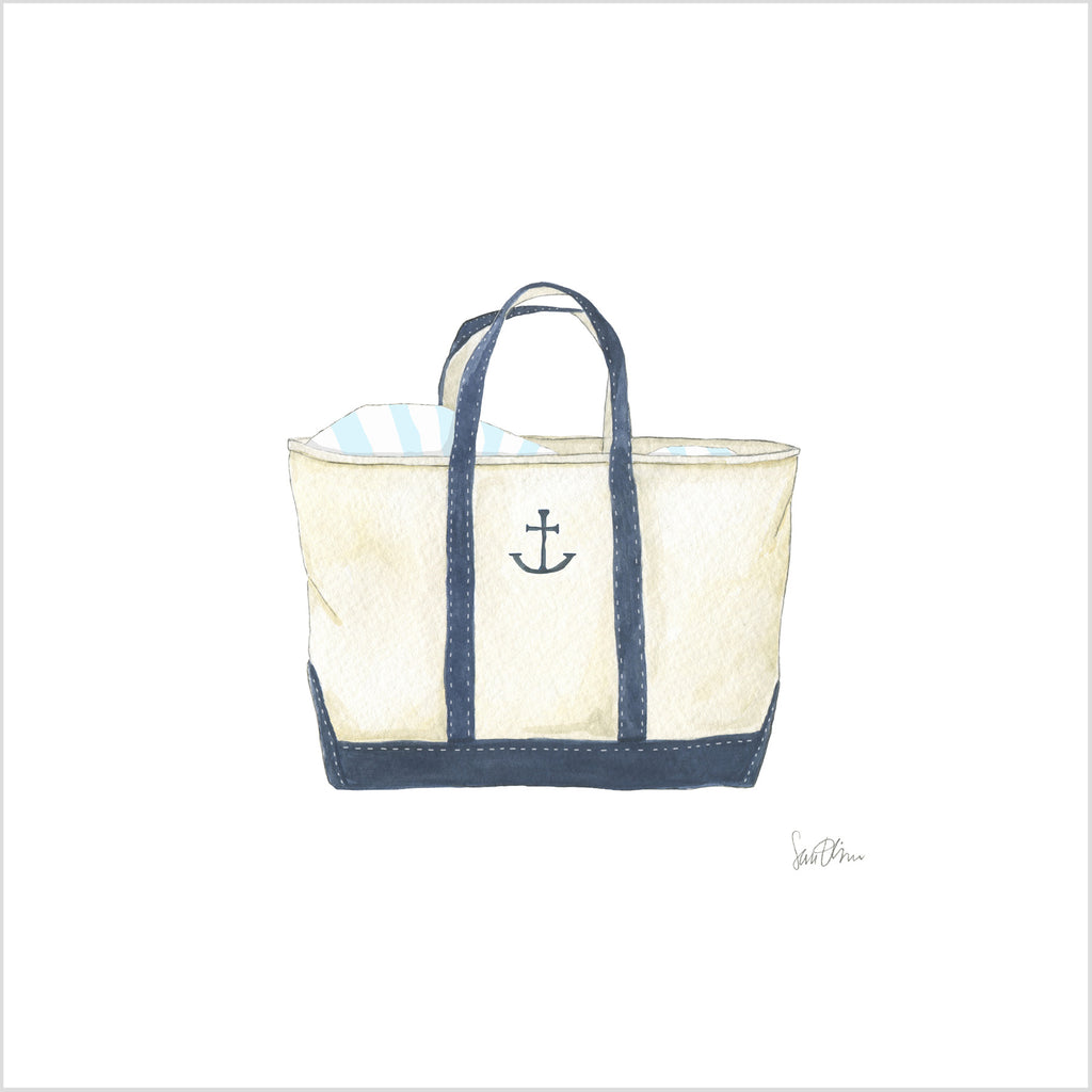 Totes Local Art Print - Anchor by Sara Fitz