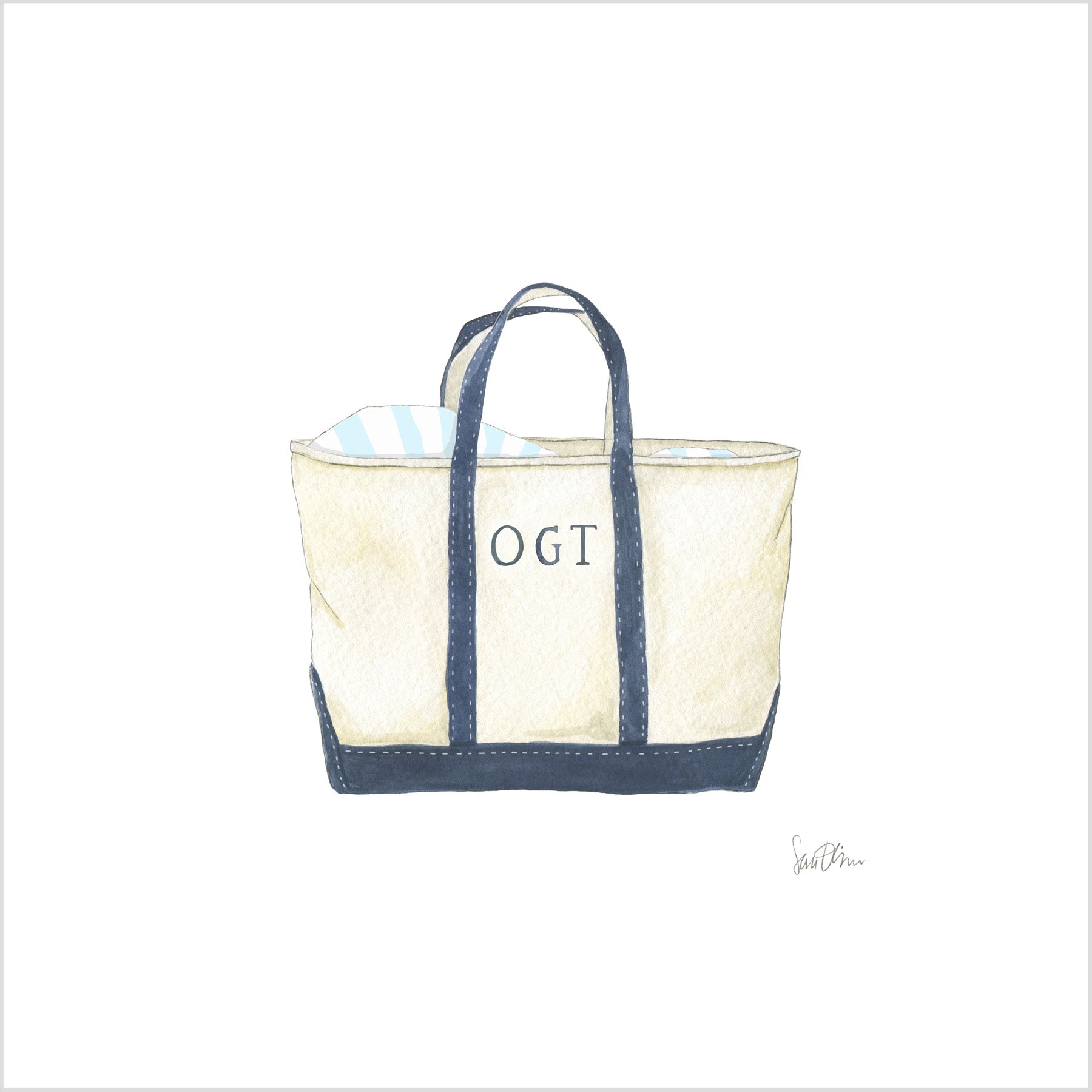 Totes Local Art Print - OGT by Sara Fitz