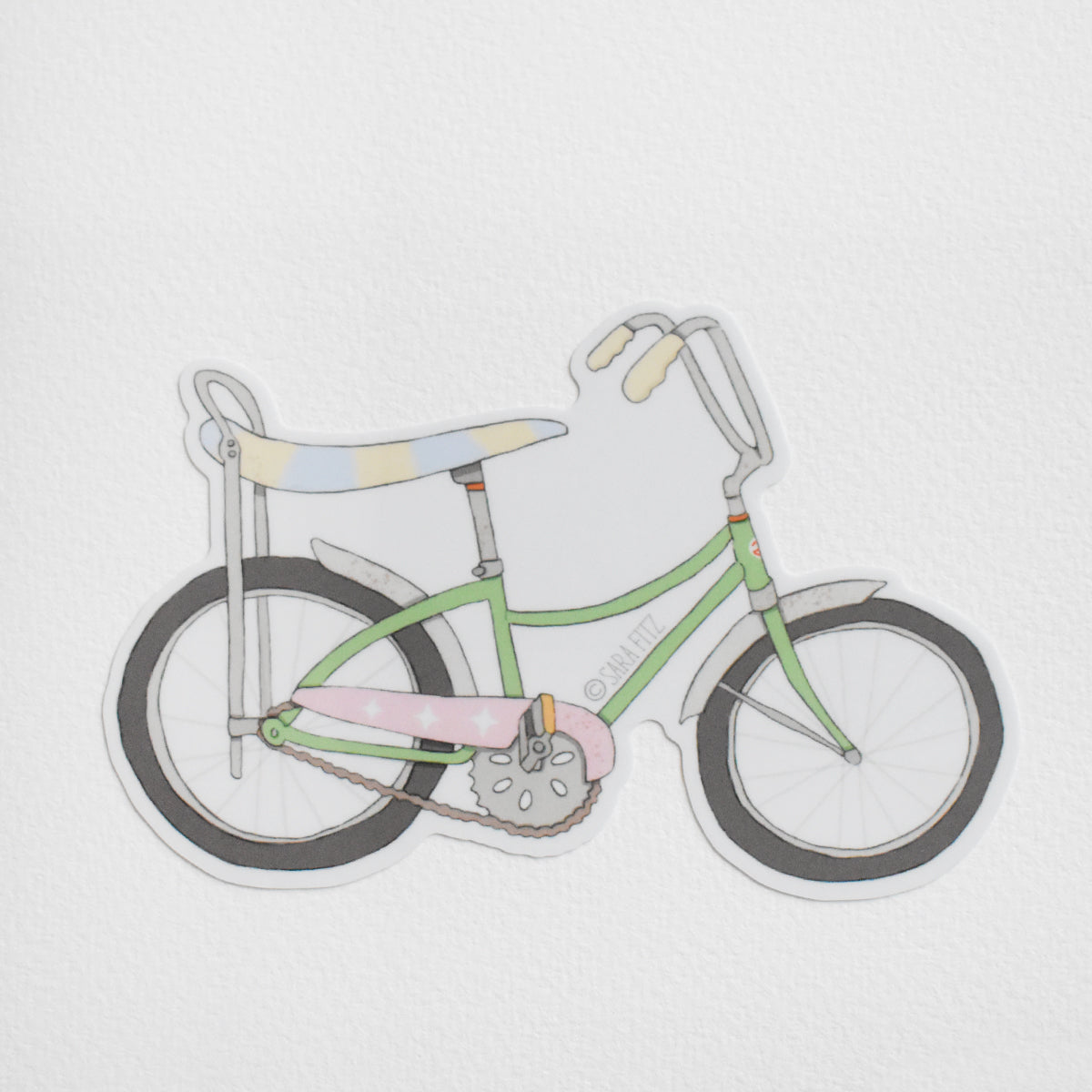 Banana Bike Sticker by Sara Fitz