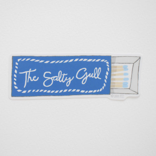 Salty Gull Matches Sticker Stickers Sara Fitz 