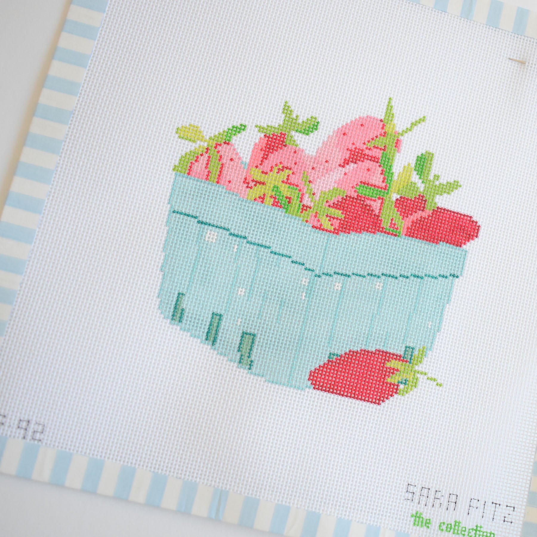Strawberry Needlepoint