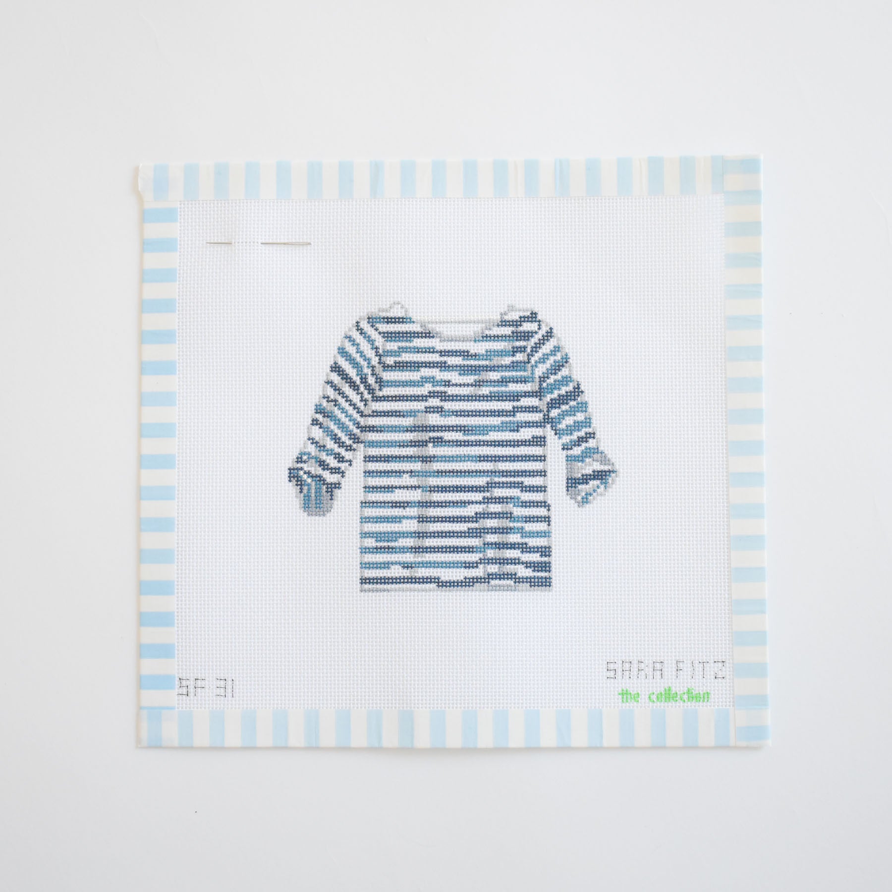 Striped Shirt Needlepoint
