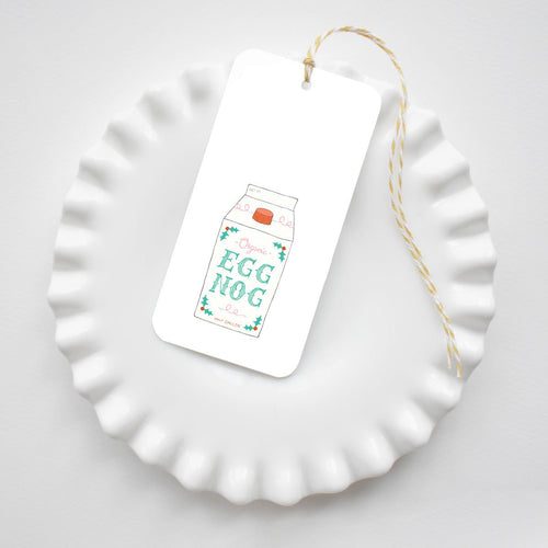 Eggnog Tags by Sara Fitz