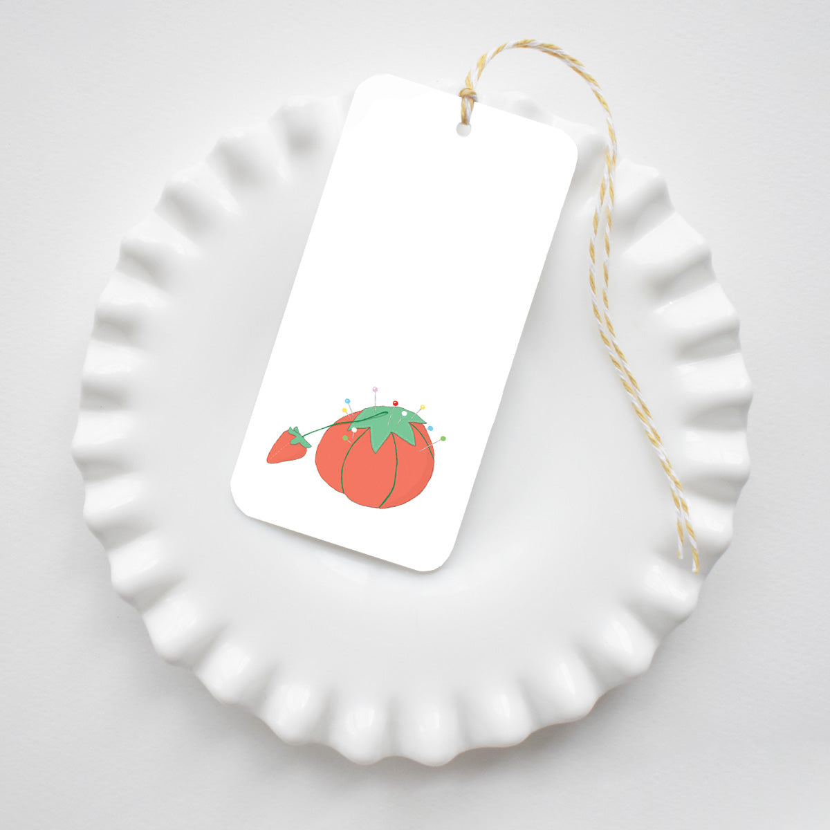 Tomato Pincushion Tags