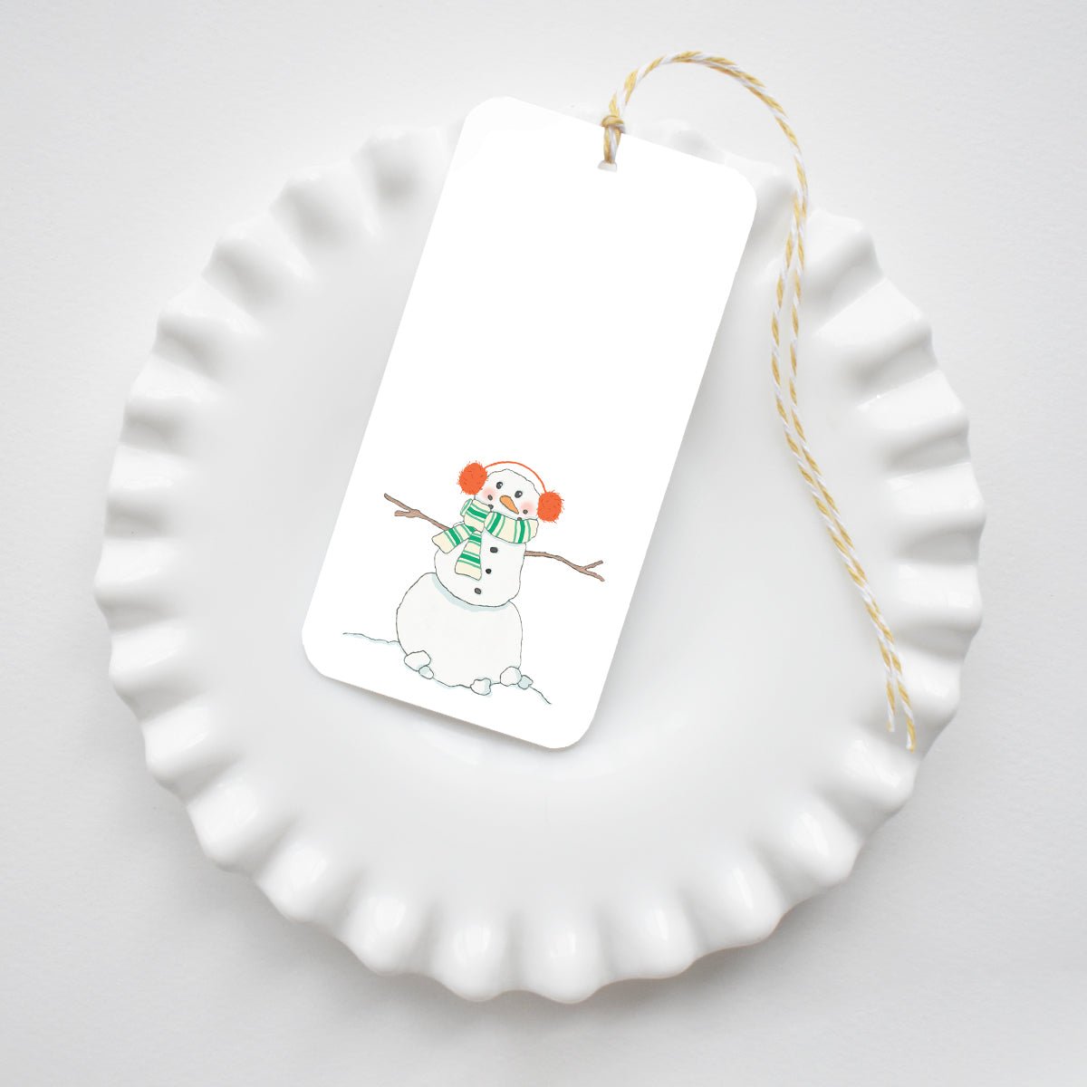 Happy Snowman Tags by Sara Fitz