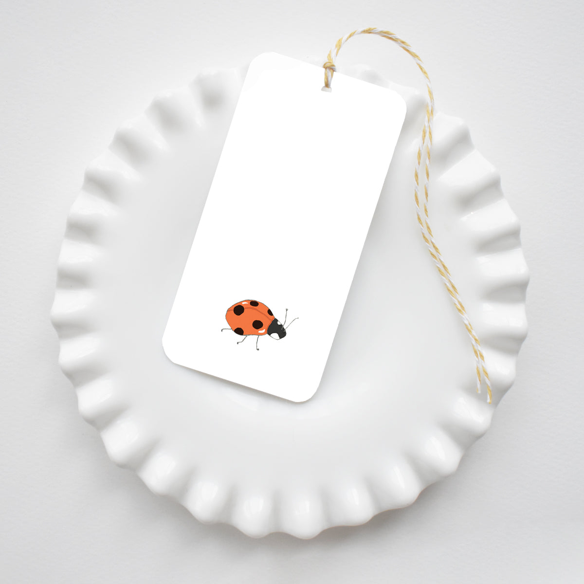 Ladybug Tags by Sara Fitz