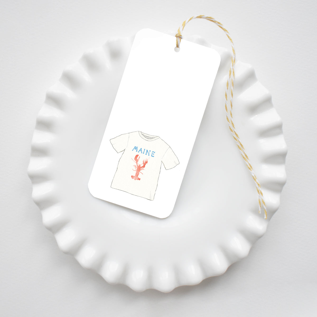Maine Tee Tags by Sara Fitz