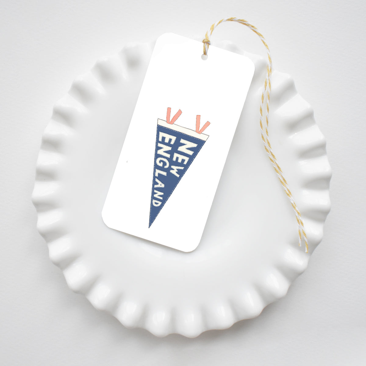 New England Pennant Tags by Sara Fitz