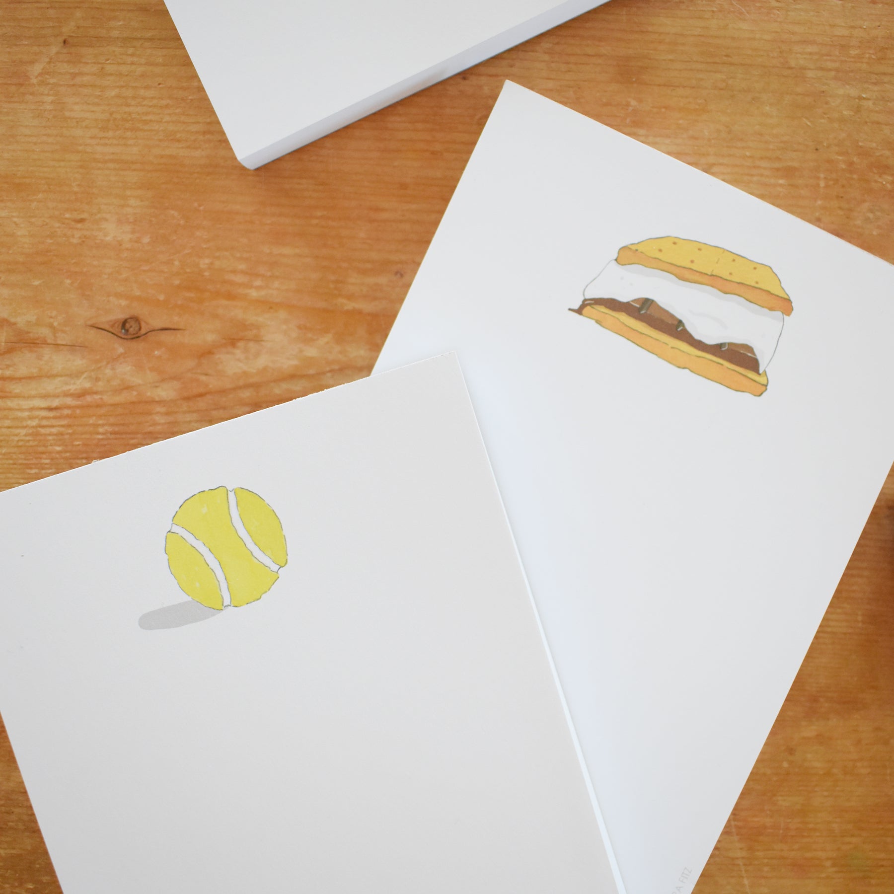 Tennis Ball Notepad by Sara Fitz