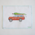 Tree Topped Wagon Needlepoint Needlepoint Sara Fitz 
