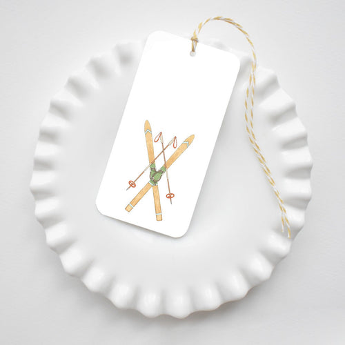 Vintage Skis Tags by Sara Fitz