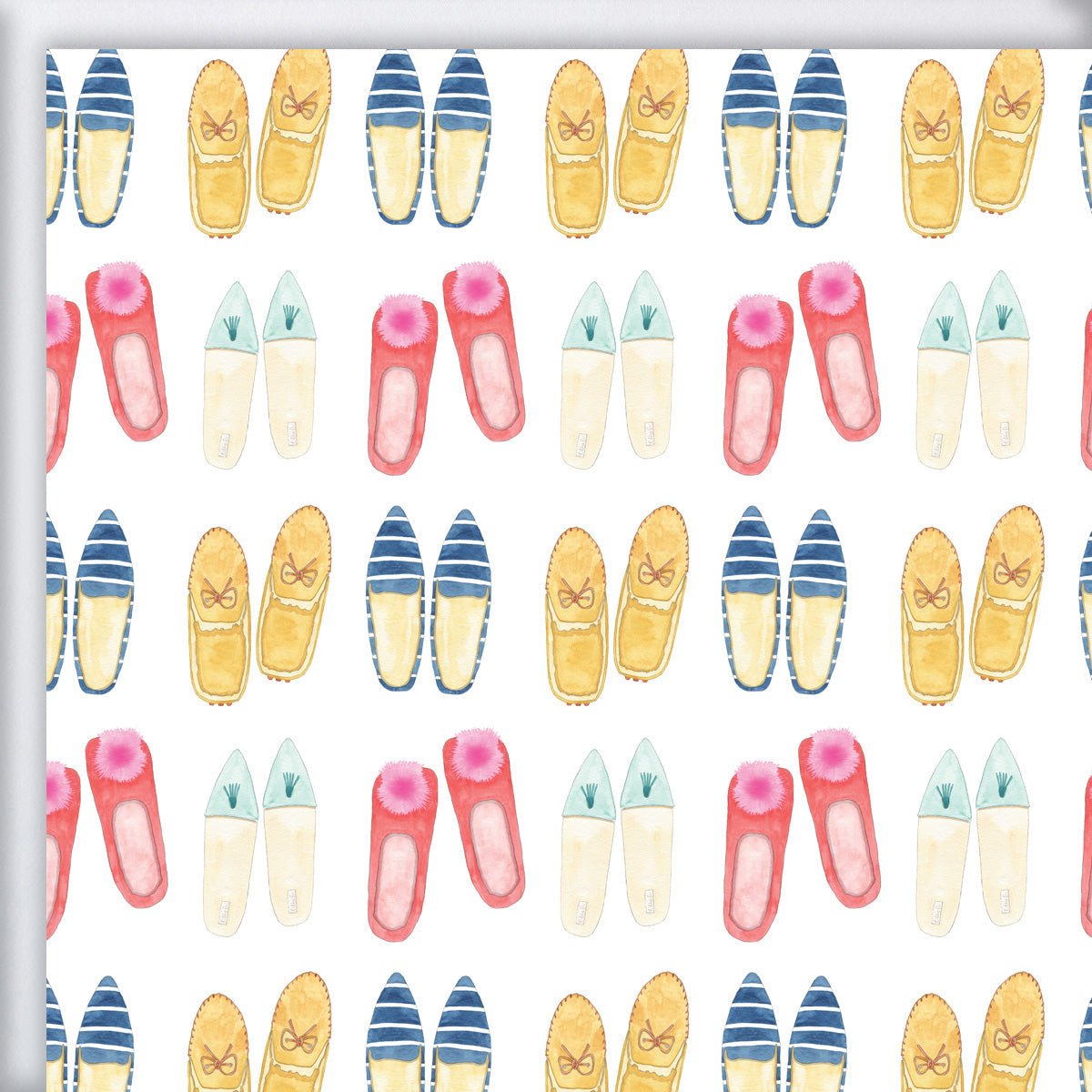 Slipper Gift Wrap by Sara Fitz