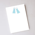Swim Fins Notepad by Sara Fitz