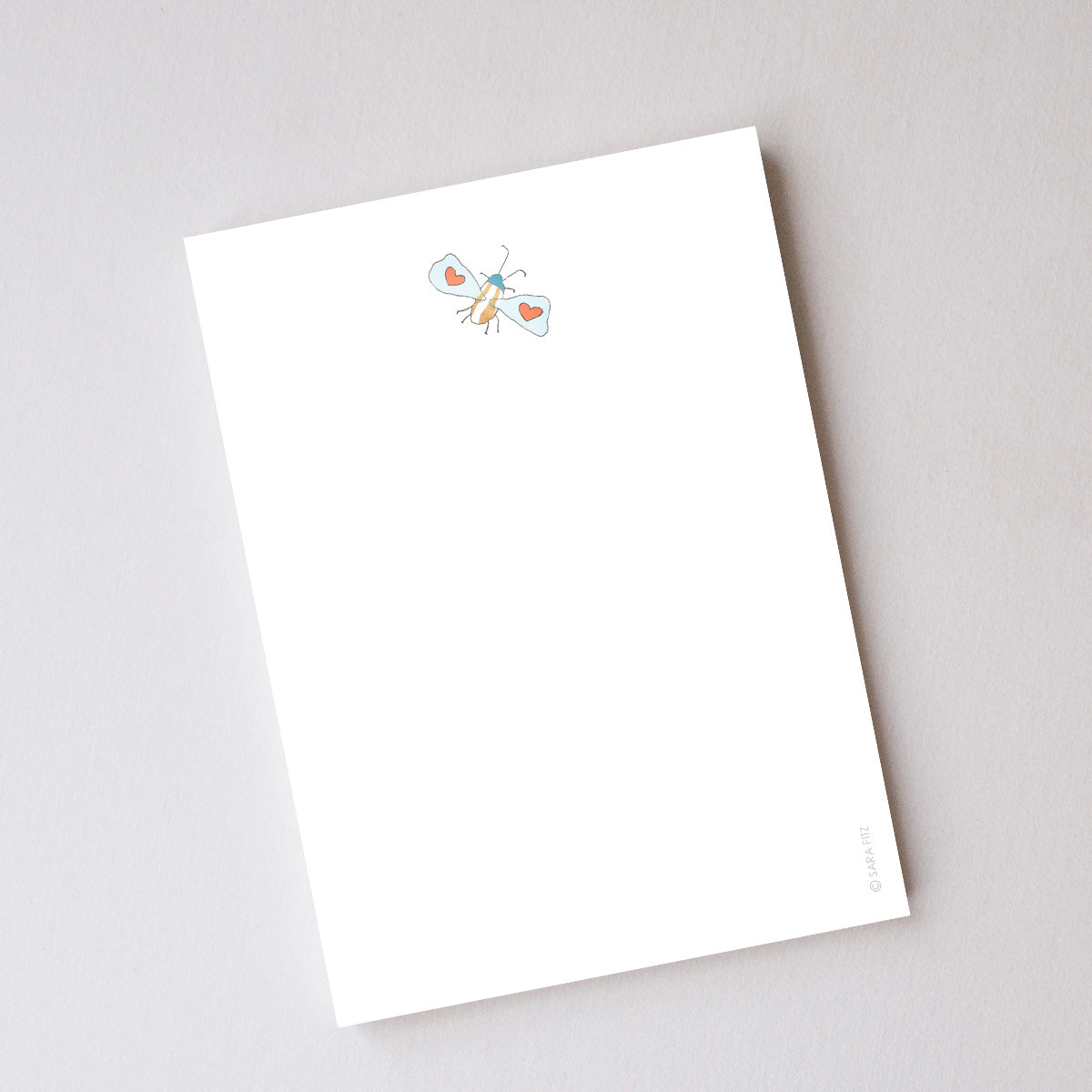 Love Bug Notepad by Sara Fitz