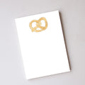 Salted Pretzel Notepad by Sara Fitz