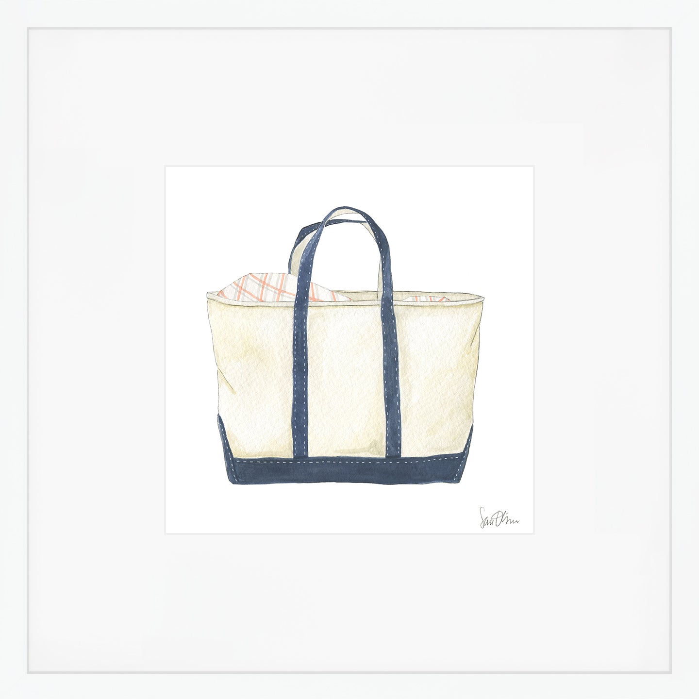 Canvas Tote Art Print by Sara Fitz
