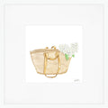 Market Basket Tote Art Print by Sara Fitz