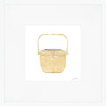 Nantucket Basket Art Print by Sara Fitz