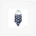 Polka Dot Swimsuit Art Print by Sara Fitz