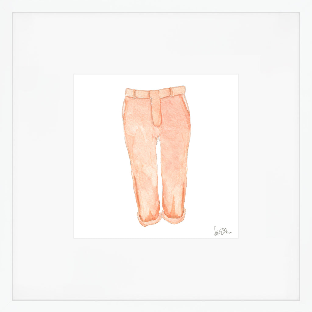 Summer Pants Art Print by Sara Fitz
