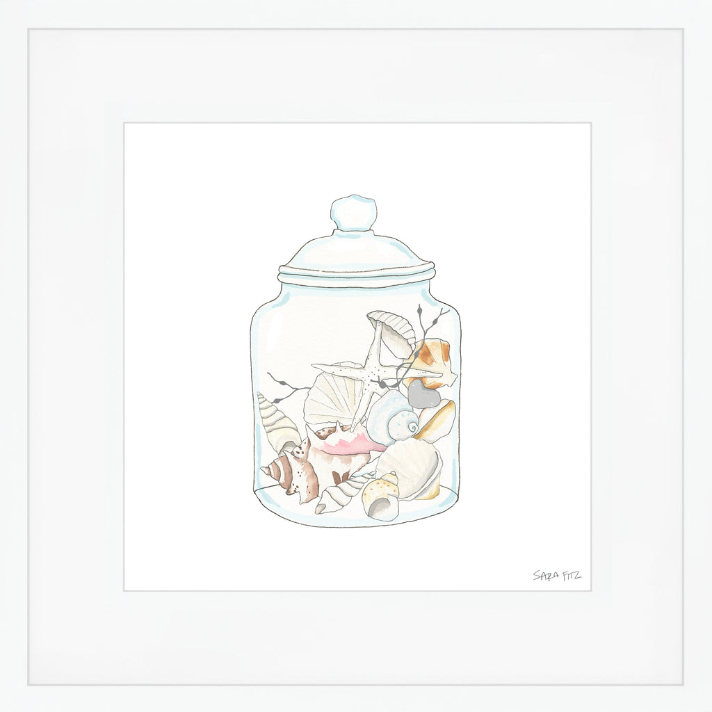 The Shell Jar Mega Art Print by Sara Fitz