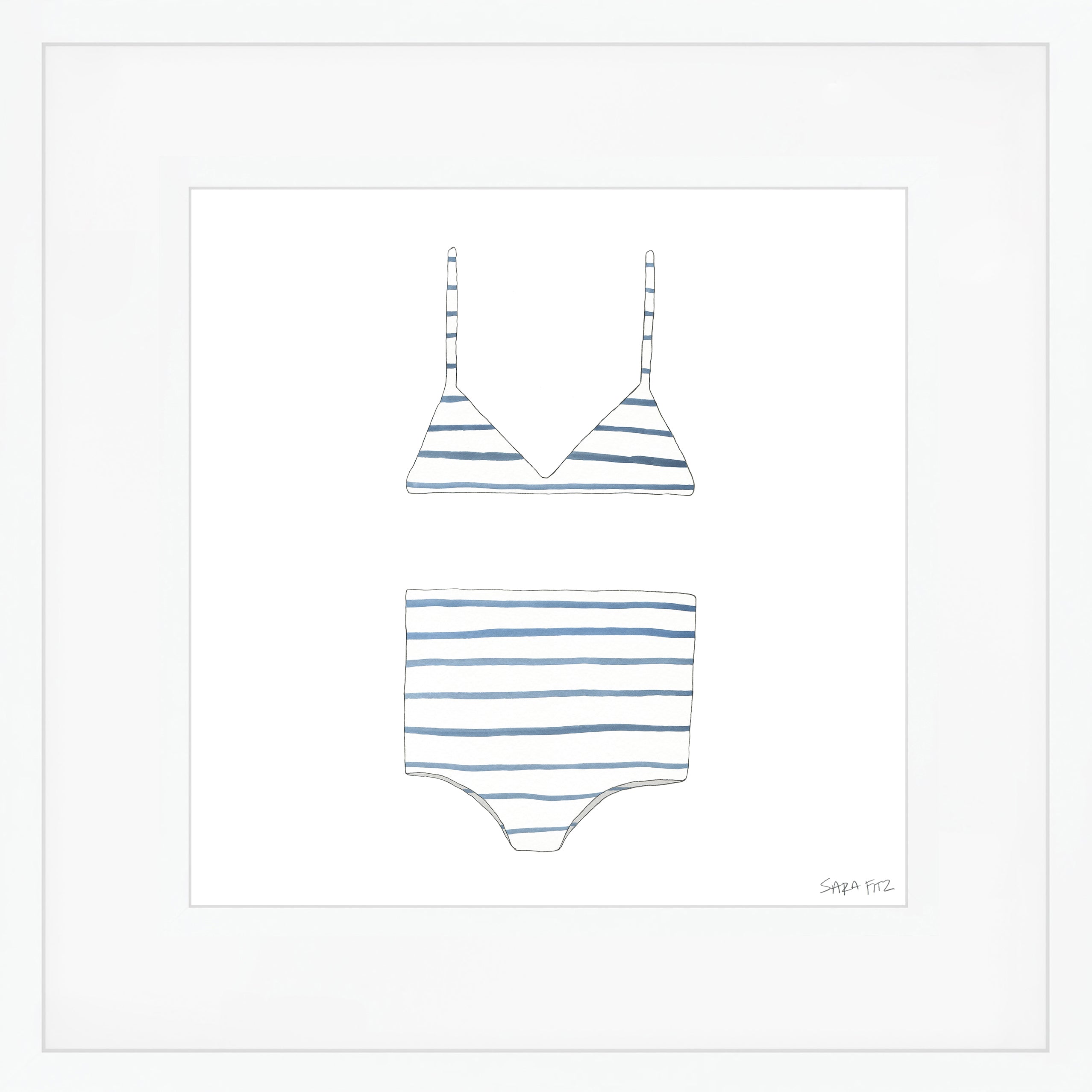 Two-Piece Mega Art Print by Sara Fitz