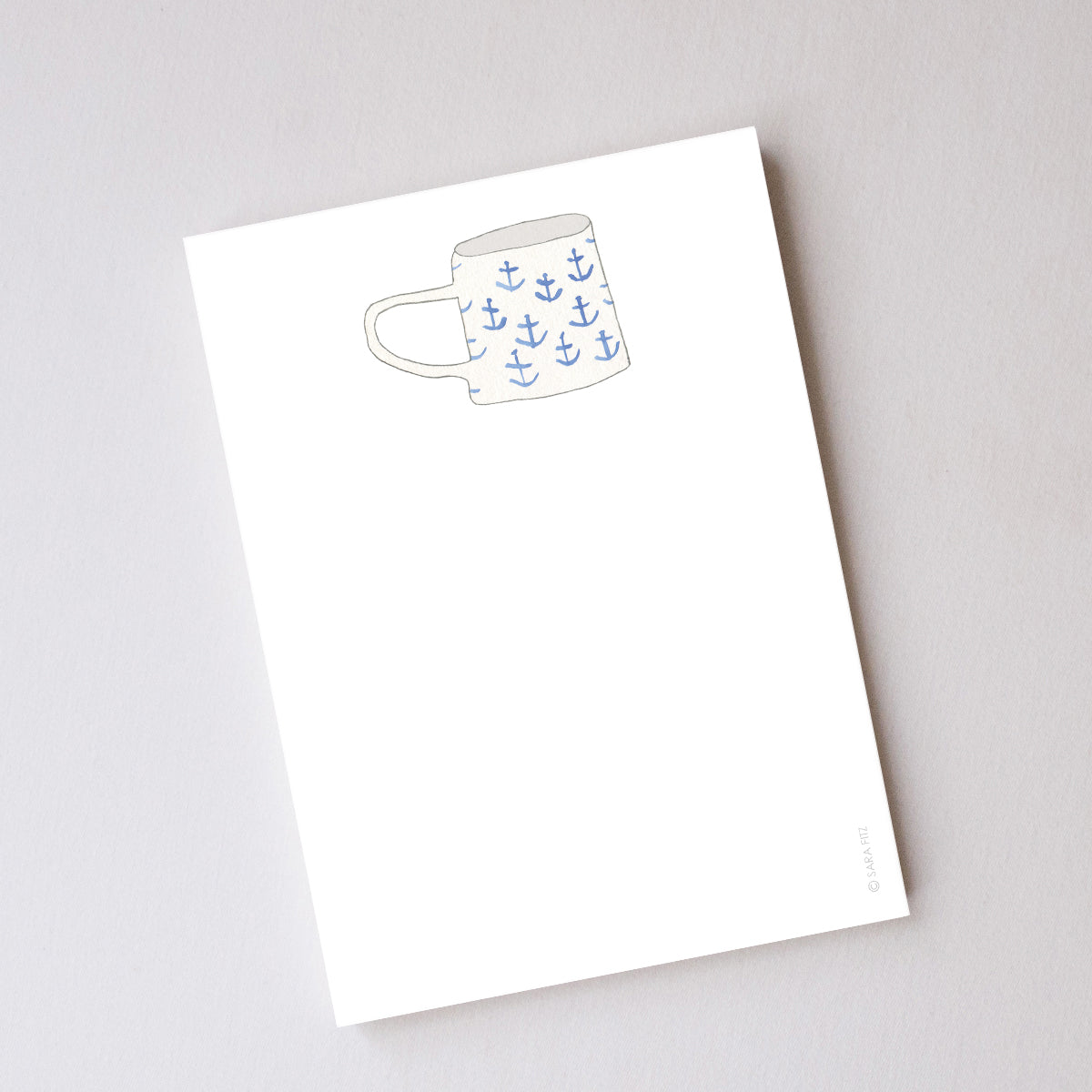 Favorite Mug Notepad by Sara Fitz
