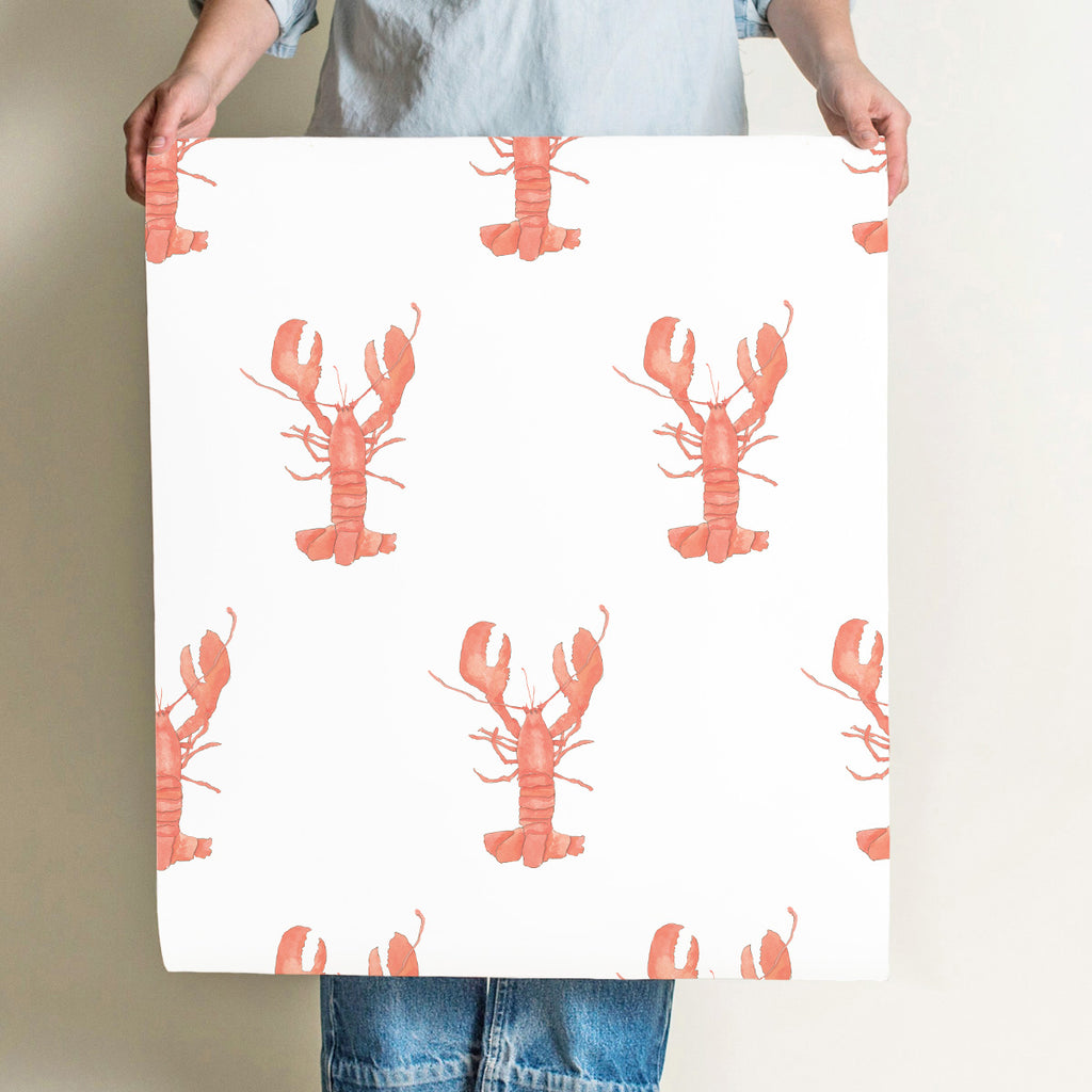 Lobster Wallpaper by Sara Fitz