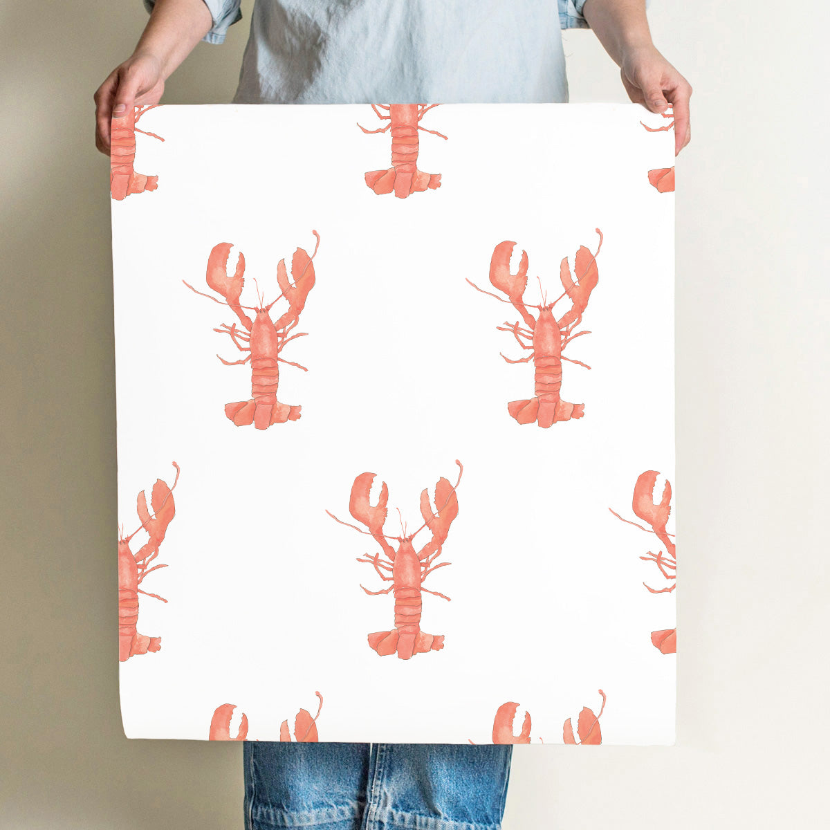 Lobster Wallpaper by Sara Fitz
