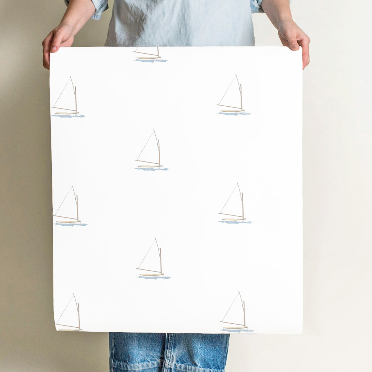 Sailboat Wallpaper by Sara Fitz