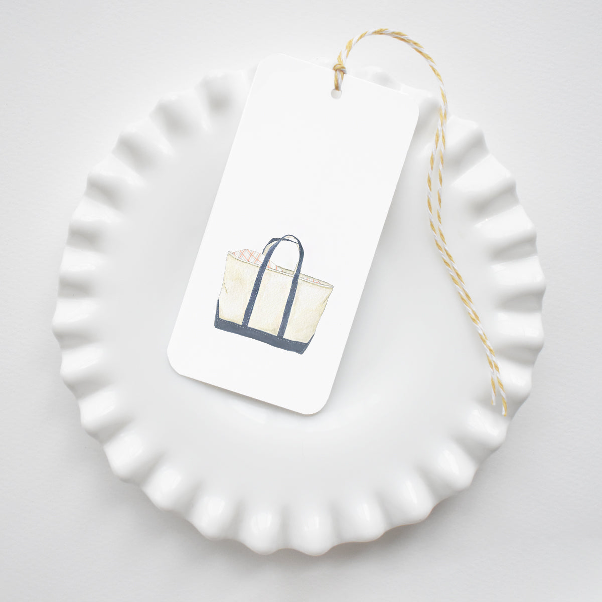Canvas Tote Tags by Sara Fitz