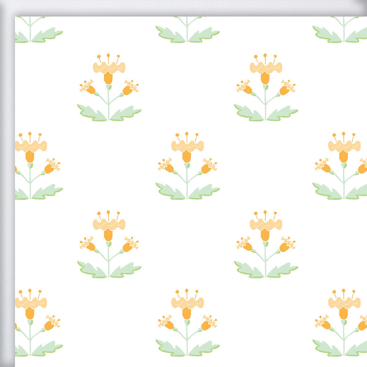 Sara Fitz Block Print Sherbet Gift Wrap Wind Powered