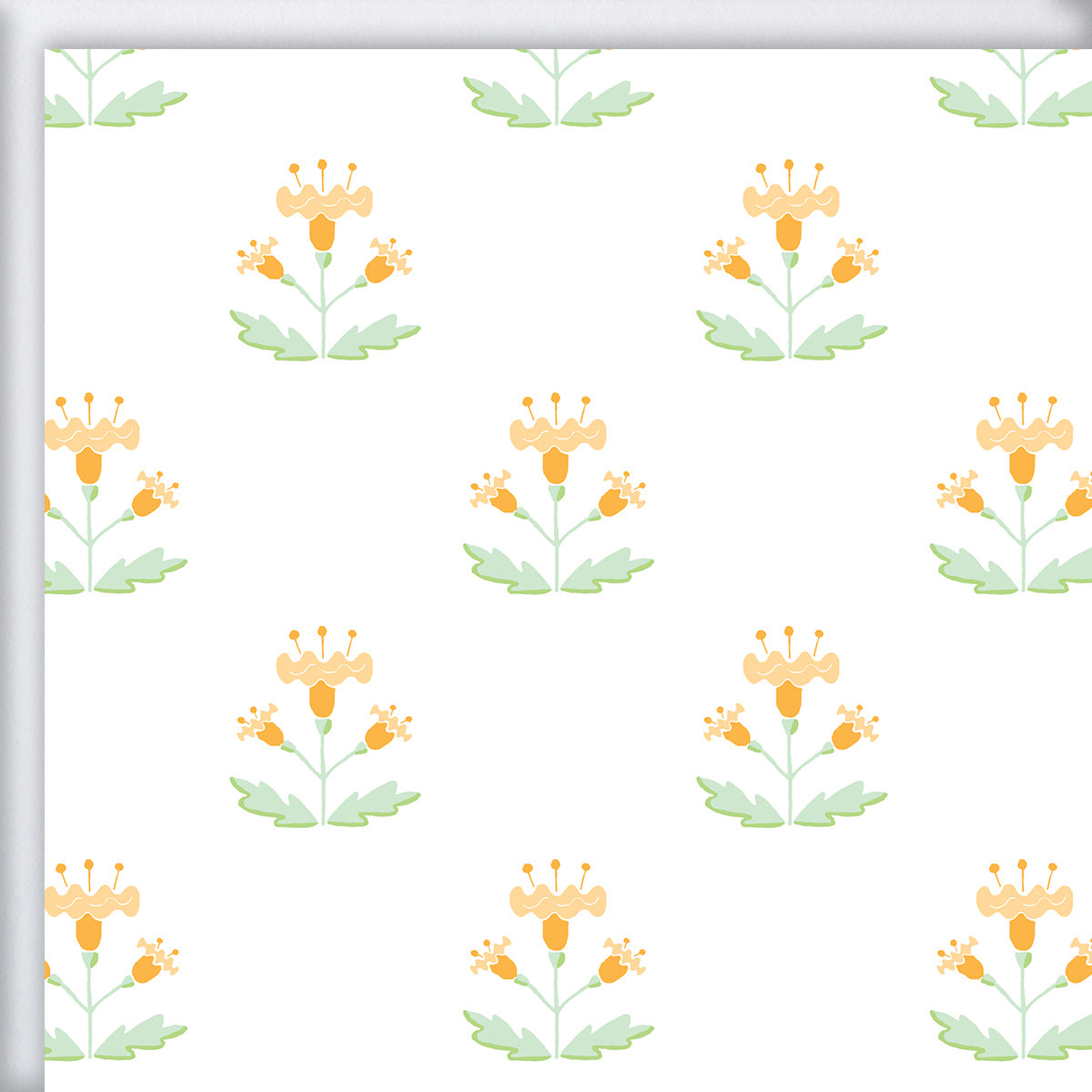 Block Print Sherbet Gift Wrap by Sara Fitz