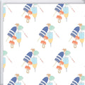 Buoy Bunch Gift Wrap by Sara Fitz