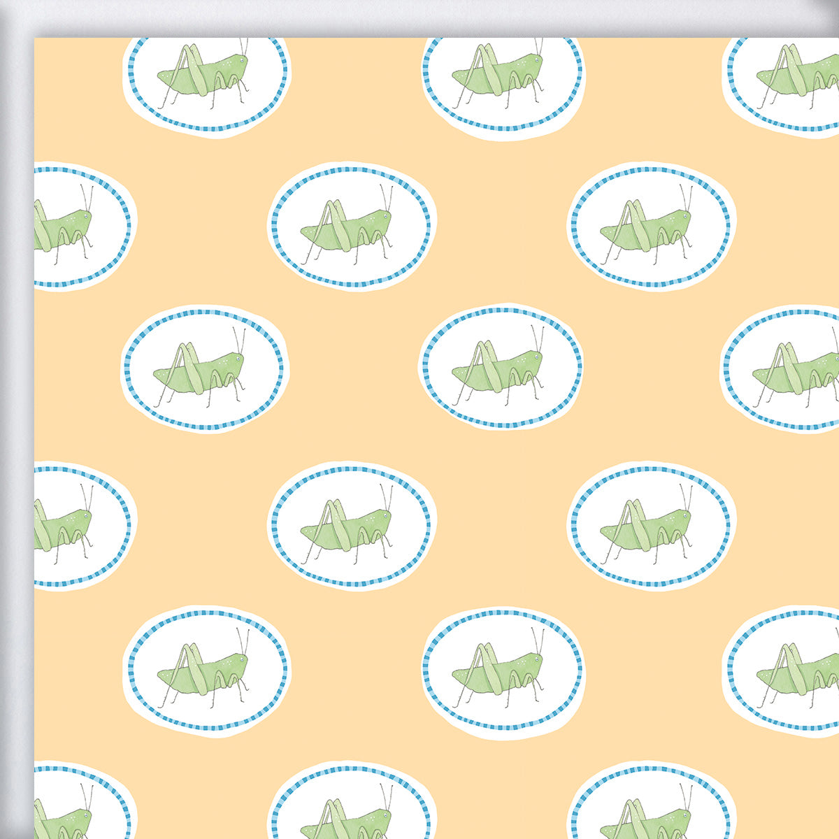 Grasshopper Gift Wrap by Sara Fitz