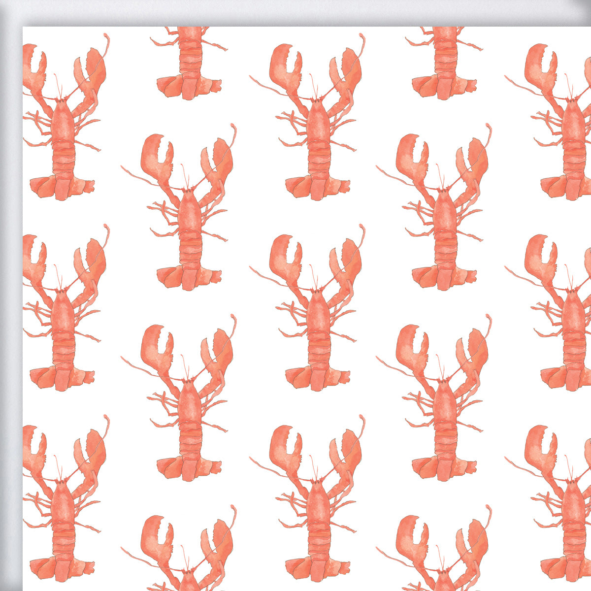 Lobster Gift Wrap by Sara Fitz